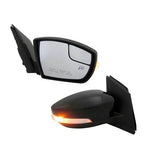 2013-2016 Ford Escape Passenger Side Power Door Mirror (Heated; w- Memory; w-o Blind Spot Information System; w- Spotter Mirror) FO1321437