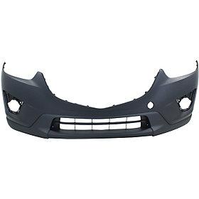 2013-2016 Mazda CX-5 Front Bumper; w/ Tow Hook Hole; Upper Primed; Lower Textured; MA1000236; KD4550031BB