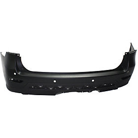 2013-2016 Nissan Pathfinder Rear Bumper Cover w Park Assist Sensor Holes, w Tow Package_NI1100293