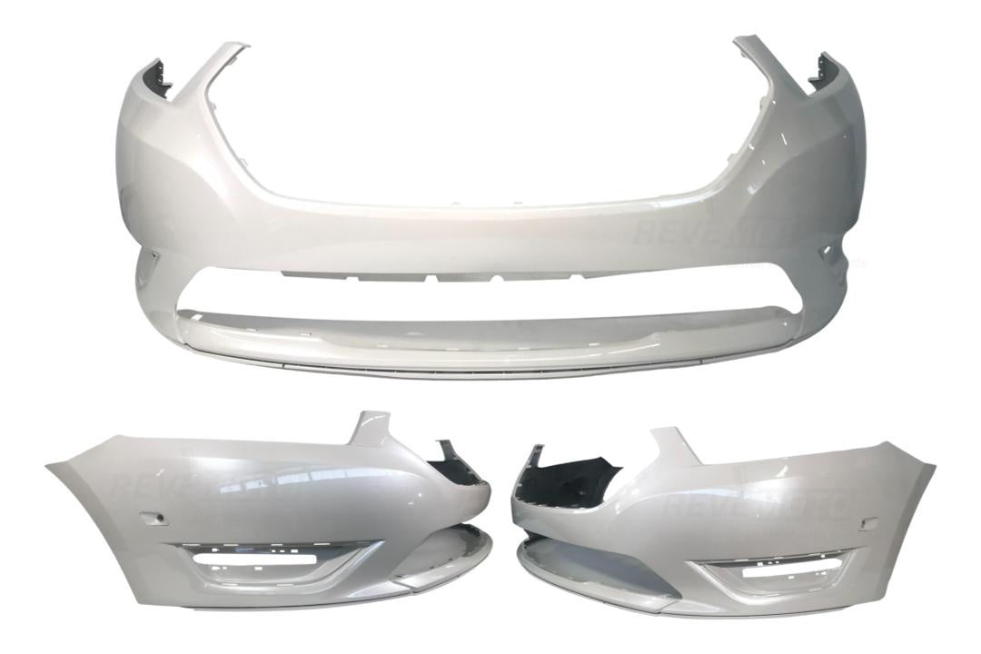 2013-2019 Ford Taurus Front Bumper Painted White Platinum Pearl (UG) / WITHOUT: Auto Park System DG1Z17D957HAPTM FO1000667