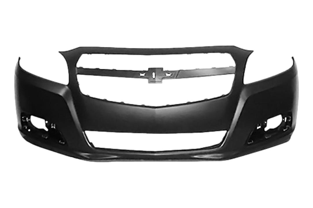 Front Lower Bumper Grille For Chevrolet Malibu 2016-2018 – Chrome/Black Style No License Plate
