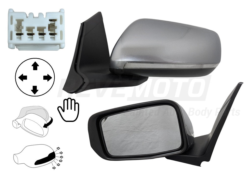 2012 Honda CR-Z : Side View Mirror Painted (Base)