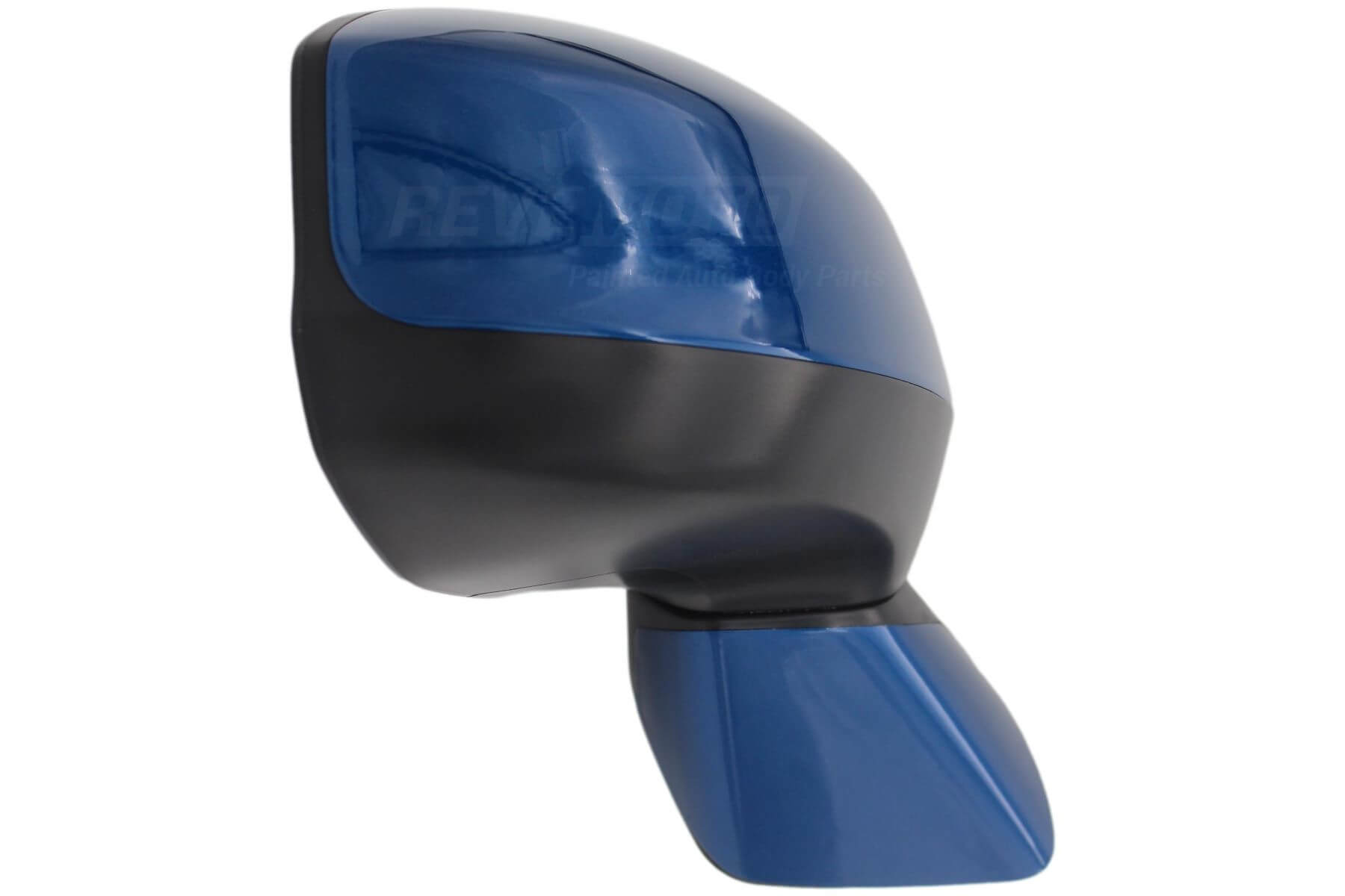 2013 Honda Civic Right, Passenger-Side Side View Mirror Painted Dyno Blue Pearl (B561P), (Coupe,Sedan,Hybrid) WITH Power, Manual Folding, WITHOUT Heat -Side View - ReveMoto