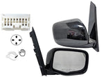 2012 Honda Odyssey Passenger Side View Mirror, Heated, EX, EX-L Models, PaintedCrystal Black Pearl (NH731P)_76250TK8A01