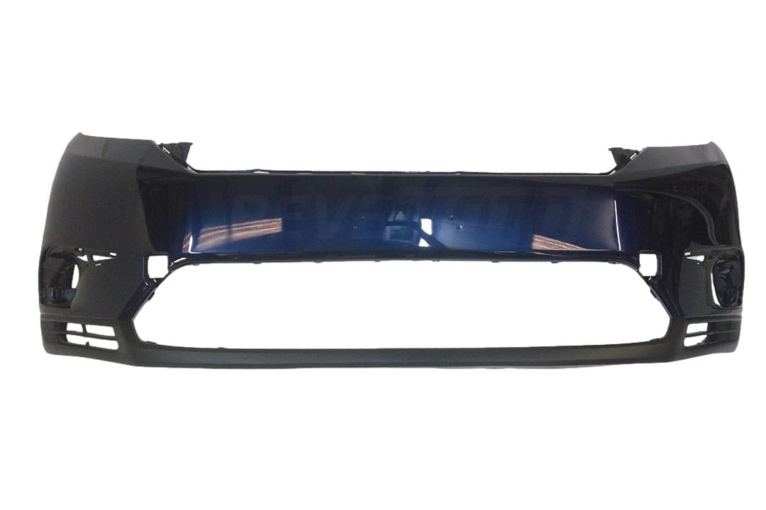 2011-2013 Toyota Highlander Front Bumper Painted Nautical Blue Metallic (8S6) Except Hybrid 521190E914 