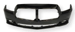 2013 Dodge Charger Front Bumper (WO Sensors) Painted Black (PX8)