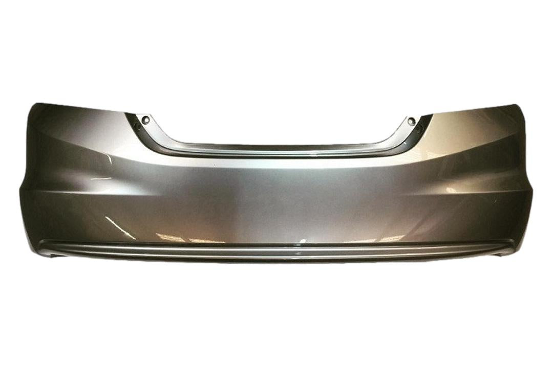 2012-2013 Honda Civic Rear Bumper Painted (Coupe)_Alabaster_Silver_Metallic_NH700M_ 04715TS8A90ZZ_ HO1100273