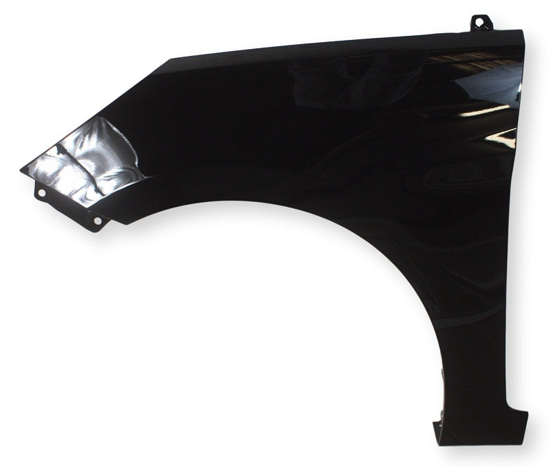 2012 Hyundai Accent Fender Painted Phantom Black (MZH), Without Side Lamp Hole