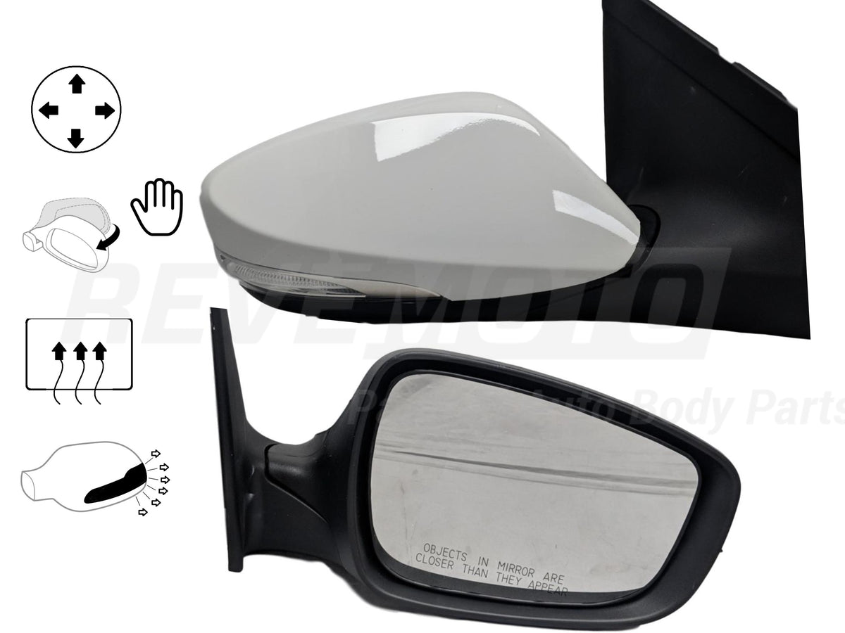 2013 Hyundai Elantra Side View Mirror Painted (OE Replacement; Passenger-side)