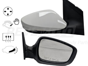 2011 Hyundai Elantra : Side View Mirror Painted (OE Replacement; Passenger-side)