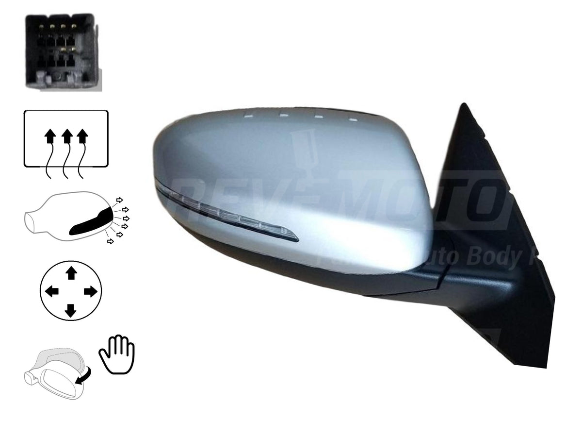 2011 Kia Optima Side View Mirror Painted
