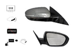 2013 Kia Optima Passenger Side View Mirror, Heated, With Signal Lamp, Power Folding, Except Hybrid, Painted Titanium Silver Metallic (IM) 876102T110-IM