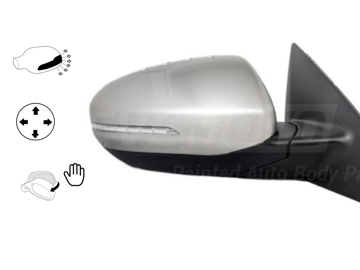 2011-2013_Kia_Optima_Passenger_Side_View_Mirror_Korean_Built__Non-Heated__w_Signal__Power__Manual_Folding_Painted_Satin_Metal_Metallic_STM___876102T110