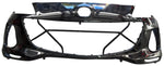 2013 Mazda 3 Front Bumper Cover Painted, Black Mica (16W), Hatchback, Also fits Sedan, 2.0L_2.5L Eng_BGV450031EBB