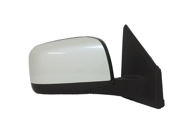 2011 Nissan Rogue Side View Mirror Painted White Pearl (QAB), Heated, Without Camera - back view