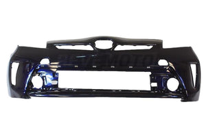 2012-2015 Toyota Prius Front Bumper Painted Nautical Blue Metallic (8S6), Without Headlight Washers or LED Lights 5211947934