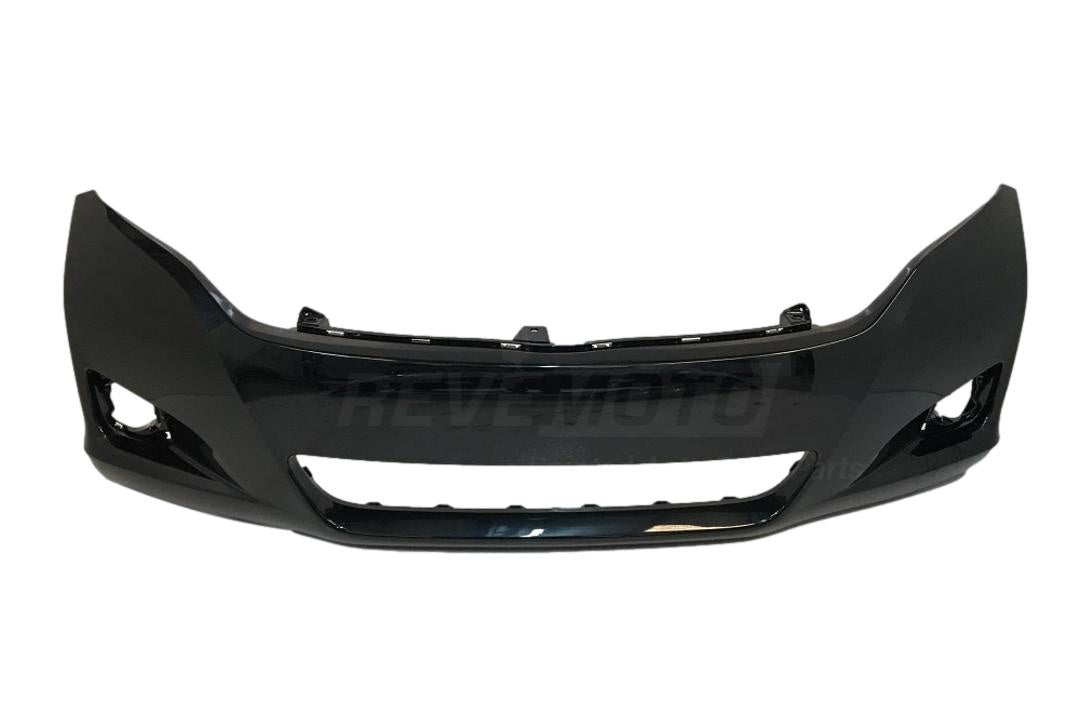 2009-2016 Toyota Venza Front Bumper Cover Painted Dark Steel Mica (1H2) WITHOUT Park Assist Sensor Holes 521190T900