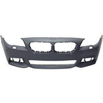 2014-2016 BMW 5Series Front Bumper; w/ M-Pkg; Sedan/Hybrid; w/o Park Assist Sensor Holes; w/ Side View Camera; BM1000313; 51118058998