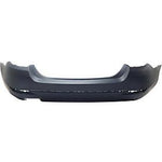 2014-2016 BMW 5Series Rear Bumper; w/o M-Pkg; Modern/Luxury; w/o Park Assist Sensor Holes; w/ Chrome trim; BM1100323; 51127332770