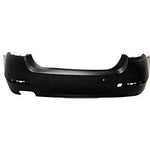 2014-2016 BMW 5Series Rear Bumper; w/o M-Pkg; Sedan; w/ Park Assist Sensor Holes; Standard w/o Chrome trim; BM1100322; 51127332764