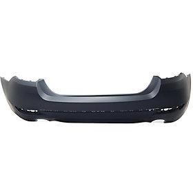 2014-2016 BMW 5Series Rear Bumper; w/o M-Pkg; Sedan; w/o Park Assist Sensor Holes; BM1100362; 51127332771
