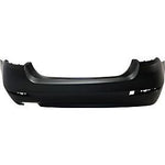 2014-2016 BMW 5Series Rear Bumper; w/o M-Pkg; Sedan; w/o Park Assist Sensor Holes; Standard w/o Chrome trim; BM1100321; 51127332761