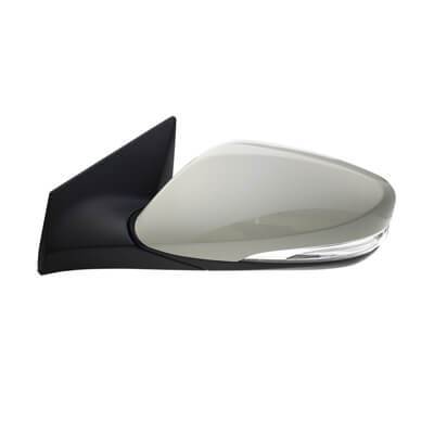 2014-2016 Hyundai Elantra Driver Side Door Mirror (Sedan; US Built; Heated; Power; w/ Turn Signal) HY1320216