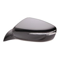 2014-2016 Kia Forte Driver Side Door Mirror (Heated, w- Signal Light; w-o Puddle Light; Power; Manual Folding) KI1320182