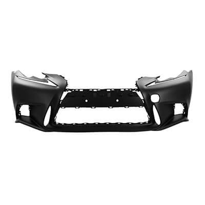 2014-2016 Lexus IS250 Front Bumper; Sedan- F-Sport Package; Except C; w_o HL Washer Holes; LX1000261; 521195E909