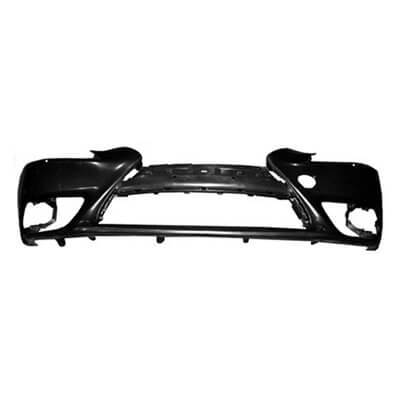 2014-2016 Lexus IS350 Front Bumper; Sedan- w_o F-Sport Package; Except C ; w_ HL Washer Holes; w_o Park Assist Sensor Holes; LX1000264; 521195E905