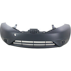 2014-2016 Nissan Versa_HB Front Bumper Cover For HB Note except SR Model; Like OEM You Must Cut for Use w Fog Lights_NI1000292