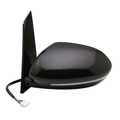 2014-2017 Honda Odyssey Mirror (Driver Side); Touring/Touring Elite; Power; Manual Folding; Heated; w/ Turn Signal; w/ Memory; HO1320280; 76250TK8A61ZD