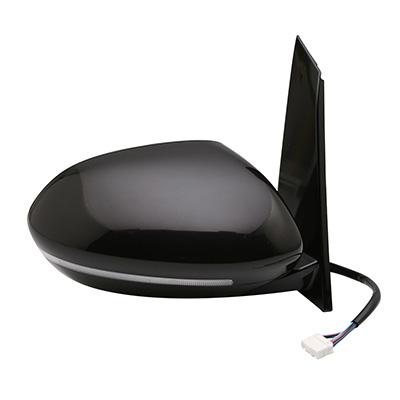 2014-2017 Honda Odyssey Mirror (Passenger Side); Touring/Touring Elite; Power; Manual Folding; Heated; w/ Turn Signal; w/ Memory; HO1321280; 76200TK8A61ZD