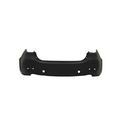 2014-2017 Mazda 6 Rear Bumper; Dual Exhaust Cut-out; 2.5L Eng.; Upper Primed/Lower Textured; MA1100211; GJR950221ABB