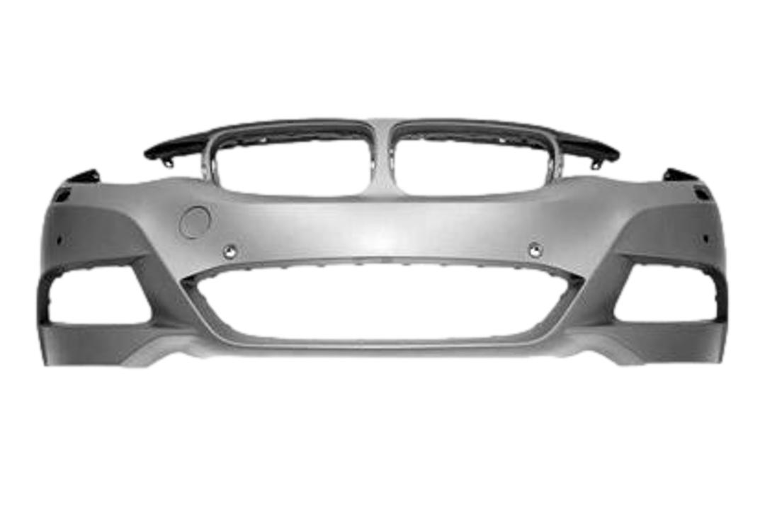 2014-2019 BMW 3-Series GT Front Bumper Painted_WITH: M-Package, Head Light Washer Holes, Parking Distance Control Holes | WITHOUT: Park Assistant Holes, Side View Camera Holes_ 51118061645_ BM1000417