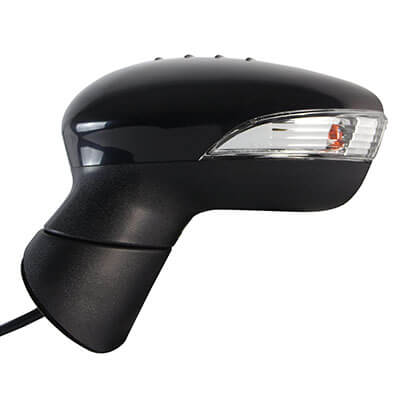 2014-2018 Ford Fiesta Driver Side Door Mirror (Sedan/Hatchback; Non-Heated; Power; w/ Turn Signal; w/ Blind Spot Glass) FO1320460