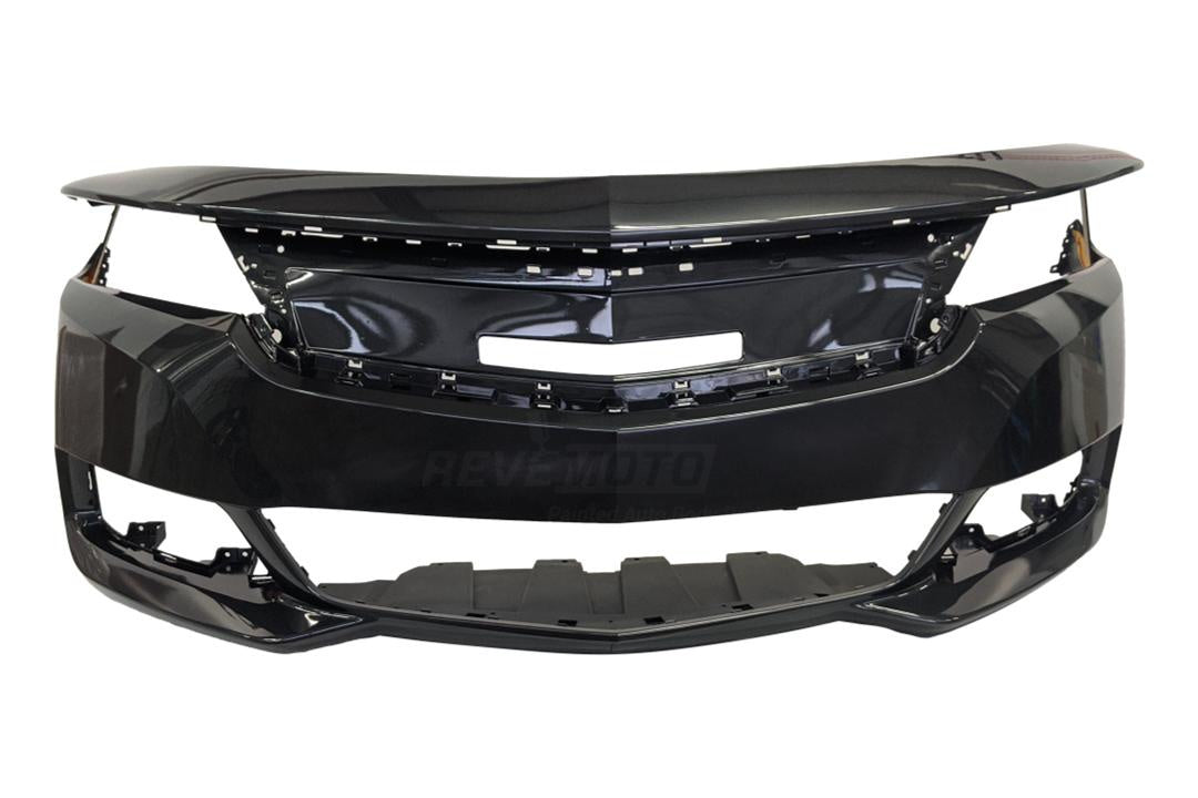 2014-2019 Chevrolet Impala Front Bumper Painted (New Body Style | WITH: Active Shutter | WITHOUT: Adaptive Cruise) Ashen Gray Metallic (WA810T) 22990032 GM1000946
