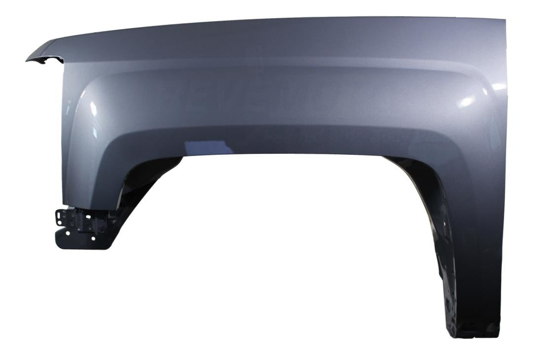 2014-2019 Chevrolet Silverado Driver-Side Fender Painted Overcast Metallic (WA402Y) 23303551 GM1240385 ReveMoto Painted Auto Parts Replacement 