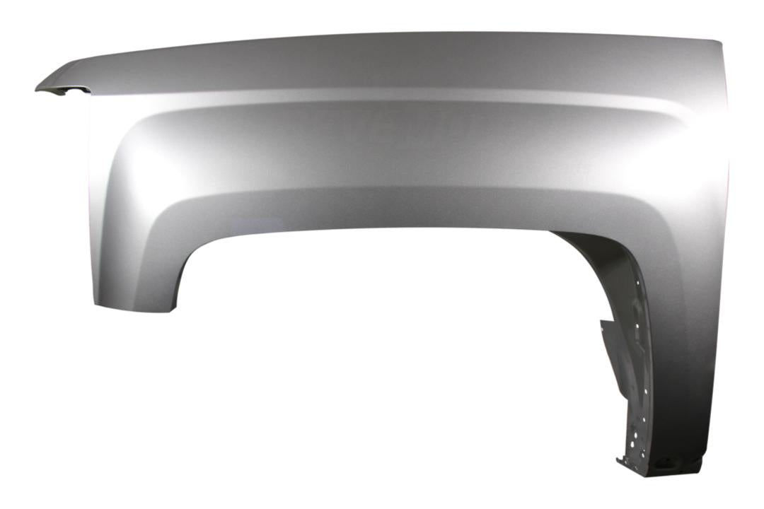 2014-2019 Chevrolet Silverado Fender Painted Switchblade Silver Pearl (WA636R) 23303551 GM1240385 ReveMoto Painted Auto Parts Replacement 