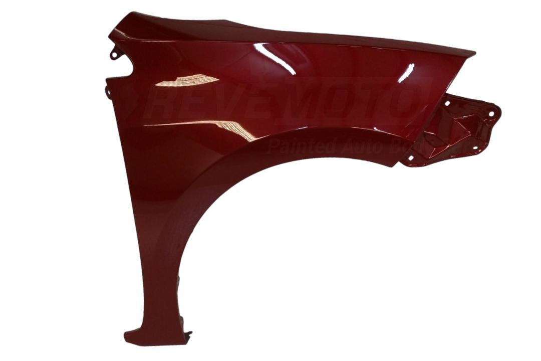 2014-2019 Toyota Corolla Passenger Side Fender Barcelona Red Mica (3R3) 5380102180 ReveMoto Painted Auto Body Parts