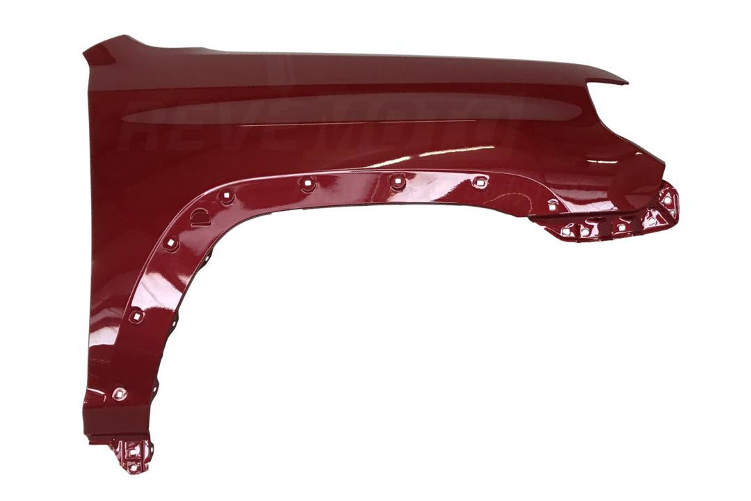 2014-2024 Toyota 4Runner Fender Painted Barcelona Red Mica (3R3) 5381135430 TO1241252 ReveMoto Painted Auto Parts Replacement 