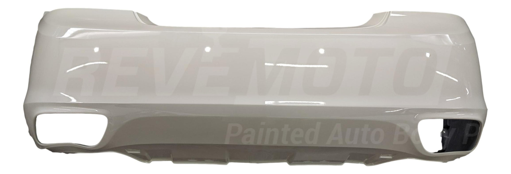 2014 Buick Lacrosse Rear Bumper PaintedWhite Diamond Pearl (WA800J) _ w_ Park Assist Sensor Holes; w_ Dual Exhaust; w_o Side Sensor Holes 9065633_GM1100927