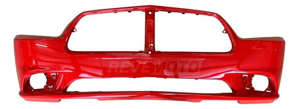 2012 Dodge Charger Front Bumper Painted Torred (PR3), With Adaptive Cruise Control