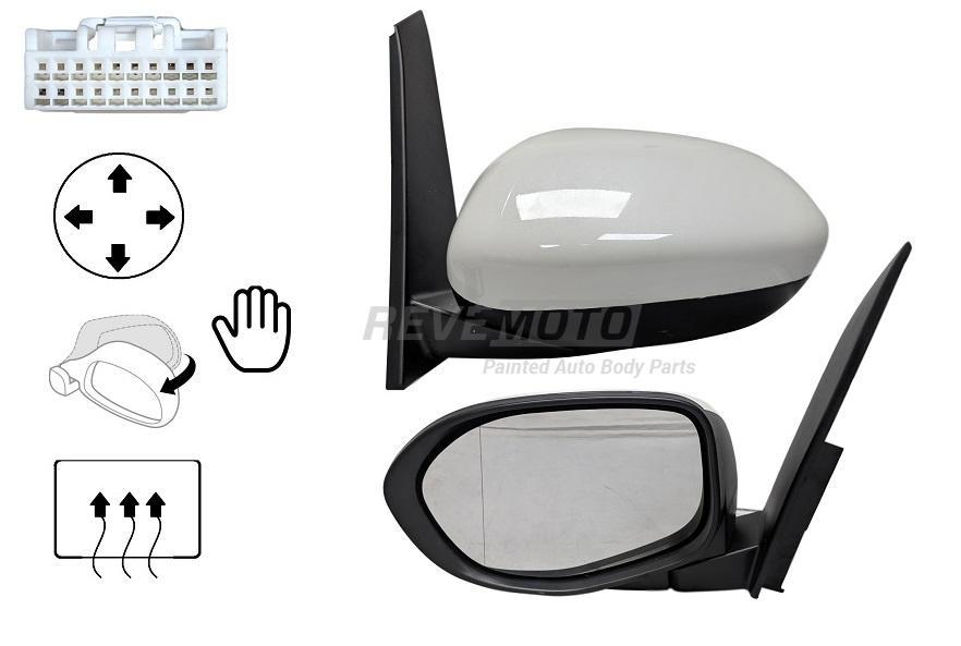 2016 Honda Odyssey Side View Mirror Painted