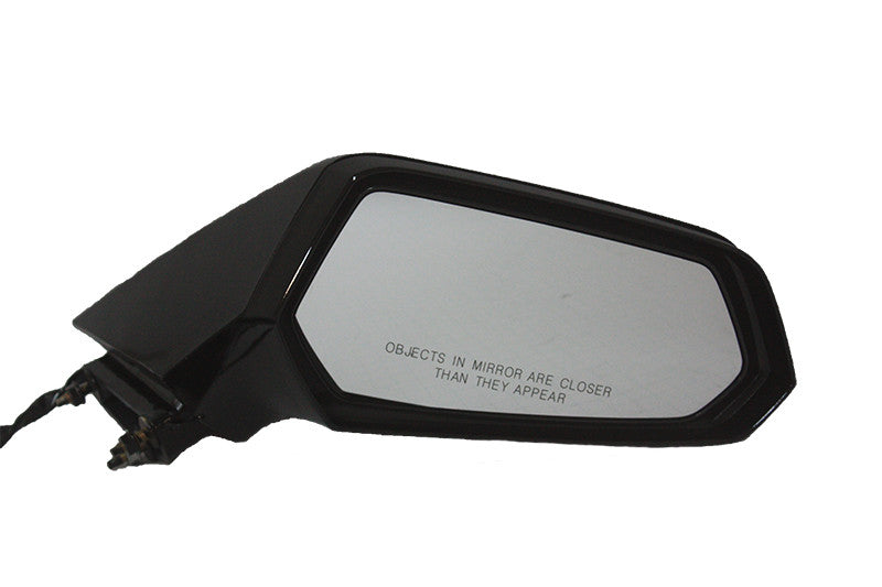 2010 Chevrolet Camaro Side View Mirror Painted Black (WA8555), Non-Heated, Without Auto Dimming - front view