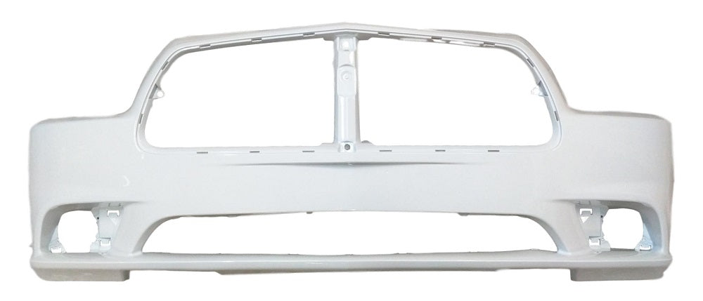 2014 Dodge Charger Front Bumper Without Sensors Painted Bright White (PW7)
