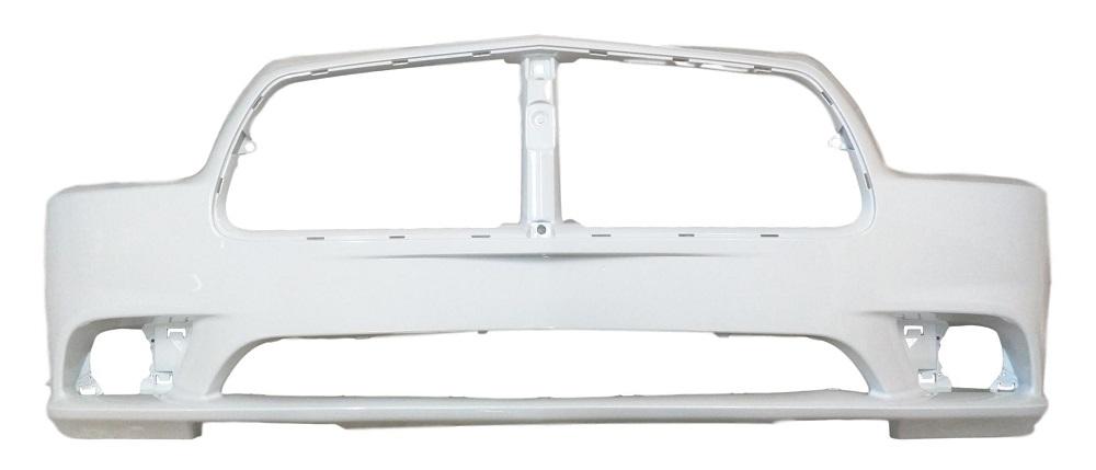 2013 Dodge Charger Front Bumper Without Sensors Painted Bright White (PW7)