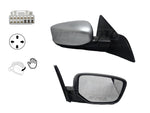 2014 Honda Accord Passenger Side View Mirror Sedan_Power; Manual Folding; Non-Heated; w_o Signal Light; w_o Camera Painted Alabaster Silver Metallic (NH700M) 76208T2FA11