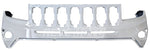 2011-2017 Jeep Compass Front Bumper Painted Bright White (Pw7), Upper SKU 68109861AC