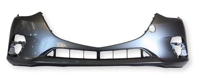 2014 Mazda 3 Front Bumper Painted Liquid Silver Metallic (38P), Hatchback, 2.0L